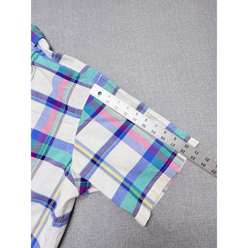 Ralph Lauren Blake Shirt Mens Large Logo Short Sleeve Collared Button Down Pony - Picture 8 of 9